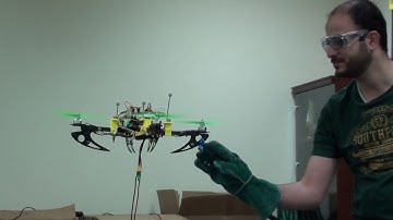 Quadrotor disturbance rejection - Optimal Tuning Rule Used