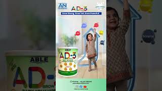 AD Grow-3 | Complete Child Nutrition Formula for Strong Body &amp; Smart Brain