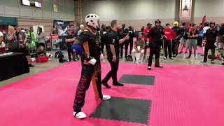 Bryan Rodríguez vs Avery Plowden Point Fighting at Amerikick Internationals Sport Karate Tournament