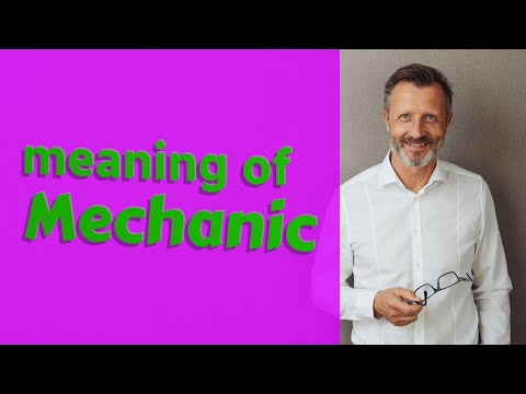Telugu Meaning Of Mechanic