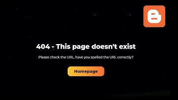 How To Add A Custom 404 Page To Your Blogger Website - Live Blogger