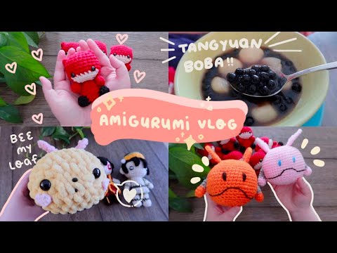 ✸CROCHET VLOG 30 ✸  Valentine's day New Crochet Pattern! Patreon New Tiers Update! Sick days