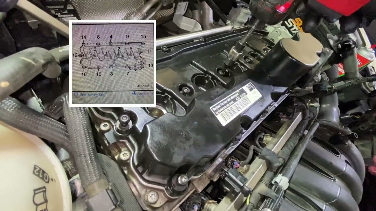 516.- 2012 VW JETTA 2.5 SE ЗАМЕНА ПРОКЛАДКИ КРЫШКИ КЛАПАНА СВОИМИ РУКАМИ