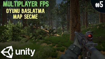 Unity3D Multiplayer FPS Oyunu Yapımı Bölüm 5 - Oyunu Başlatma ve Map Seçme - UnityDersleri