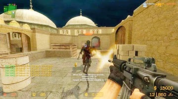Counter Strike Source - Zombie Horde Mod online gameplay on Dust 2 map