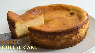 【お菓子作り】ベイクドチーズケーキの作り方【お菓子作り 簡単お菓子 ベイクドチーズケーキ】