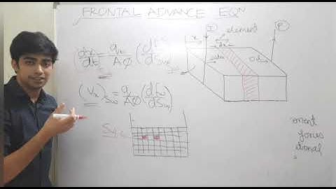 Lecture 5| Waterflooding | Frontal Advance Theory - I