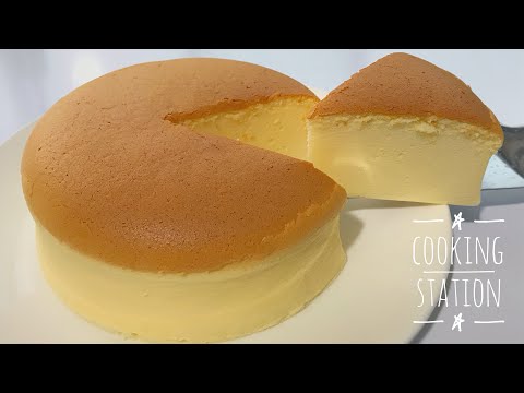 ชีสเค้กญี่ปุ่น  สูตรเจแปนนีสชีสเค้ก 1 ปอนด์  |  Fluffy Japanese Souffle Cheesecake recipe
