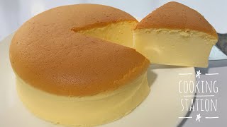 ชีสเค้กญี่ปุ่น สูตรเจแปนนีสชีสเค้ก 1 ปอนด์ | Fluffy Japanese Souffle Cheesecake recipe