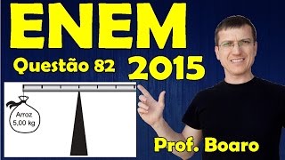 ENEM 2015 - QUESTÃO 82 - PROVA AZUL - FISICA - Prof.  Marcelo Boaro