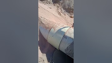 GRP pipe line air test on 1 bar pressure #youtube #technical #pressuretest #workout