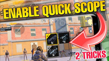 How To Enable "𝗤𝘂𝗶𝗰𝗸 𝗦𝗰𝗼𝗽𝗲 𝗦𝘄𝗶𝘁𝗰𝗵" Setting In BGMI | How to enable quick Scope Switch Option in bgmi