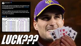 Football Outsiders 2022 Minnesota Vikings Are The Luckiest Team In Nfl History?