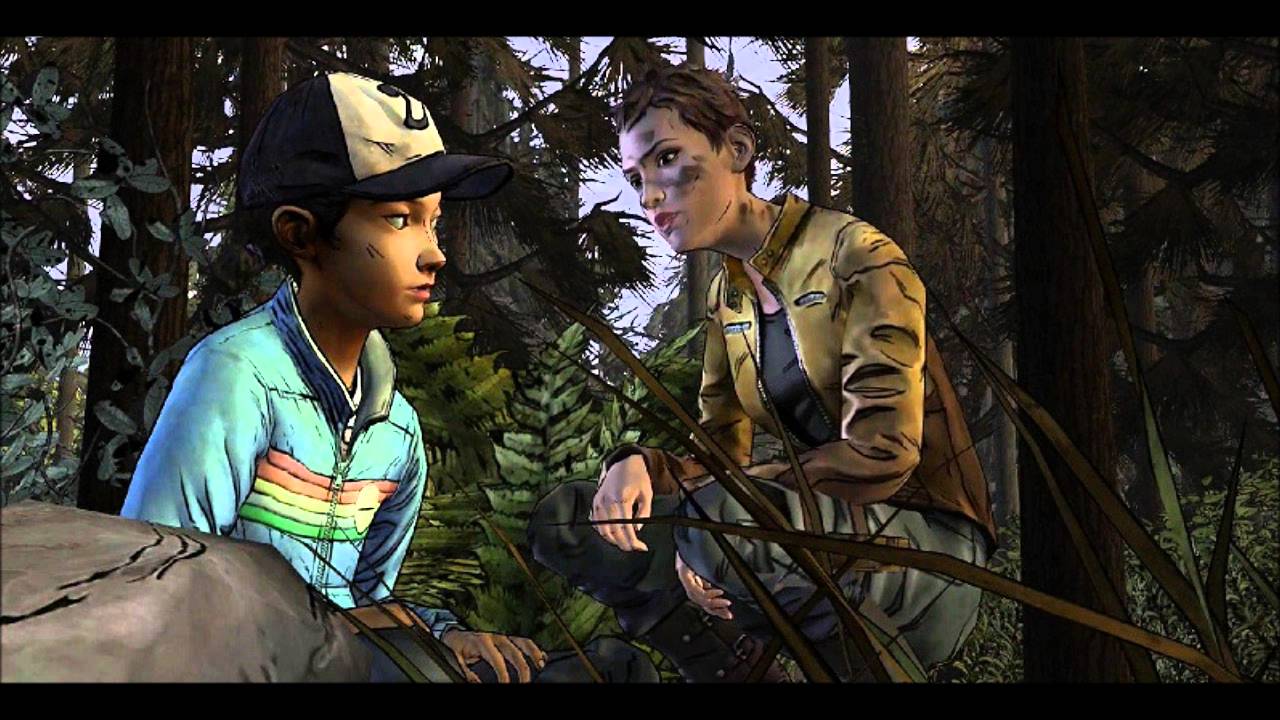 The Walking Dead S2EP4 Amid The Ruins Jane tells Clementine a joke