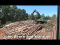 Download John Deere logging equipment and a Waratah processor John Deere logging equipment and a Waratah processor