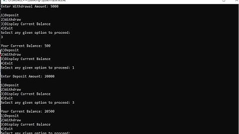Simple Bank System in C++ with source code | Source Code & Projects
