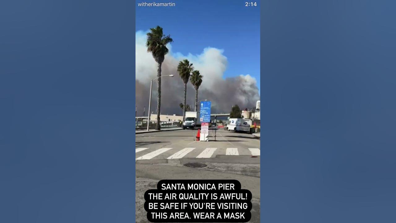 SANTA MONICA PIER SMOKE YouTube