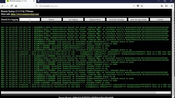 Free remote syslog server with a GUI and CLI