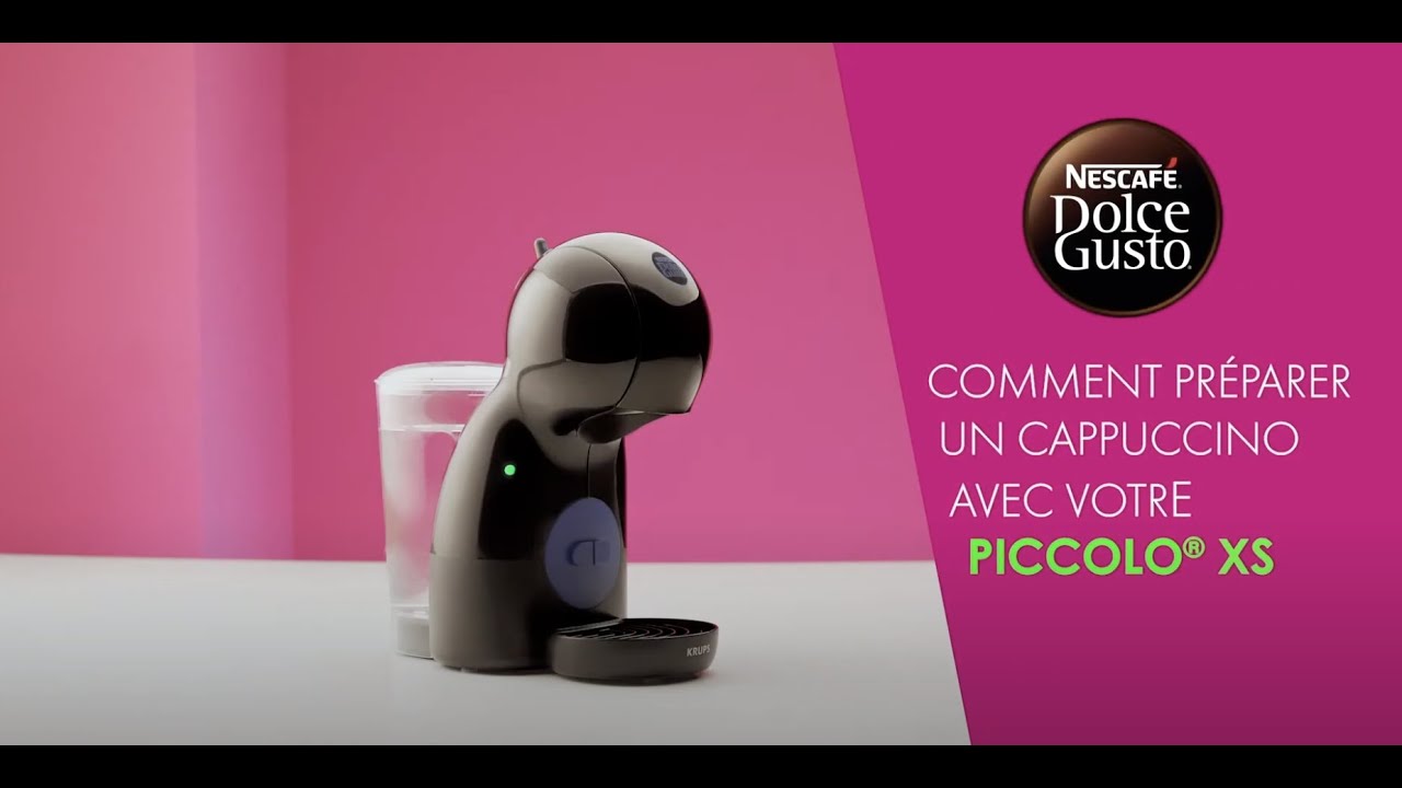 Préparer un CAPPUCCINO avec votre PICCOLO® - NESCAFE® DOLCE GUSTO