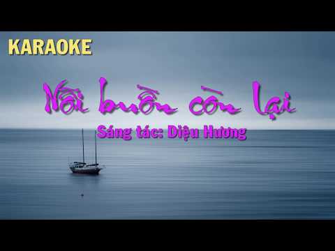 [Karaoke] Nỗi buồn còn lại - Diệu Hương