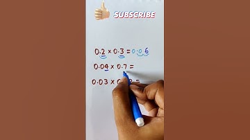 Decimal tricks | decimal multiplication | #decimals #decimal #multiplication  #shorts #ytshorts