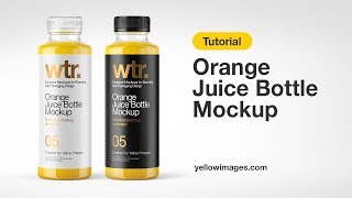 Download Yellow Images Tutorial How To Use A Mockup Orange Juice Bottle Mockup Youtube
