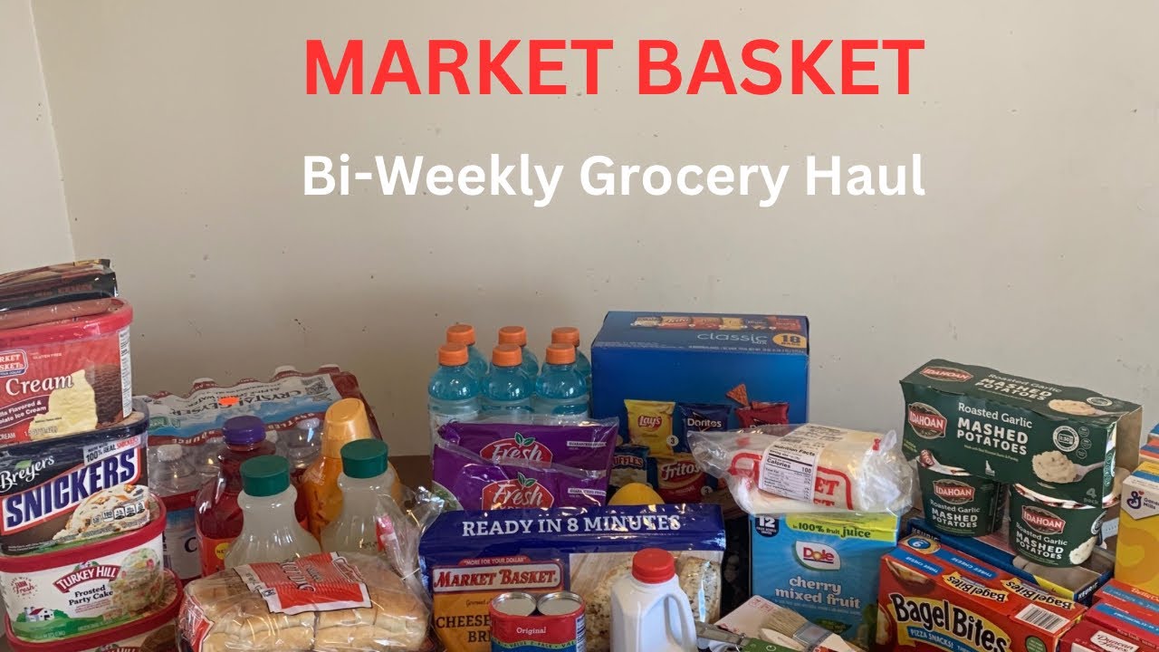 $300 Bi-Weekly Grocery Haul | Market Basket