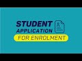 Online Student Application for Enrolment (Tutorial)
