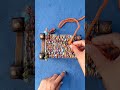 Completing a weaving small BED