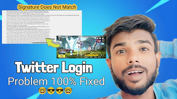 Finally Twitter Login Problem Fixed 😎200% || Signature Doesn