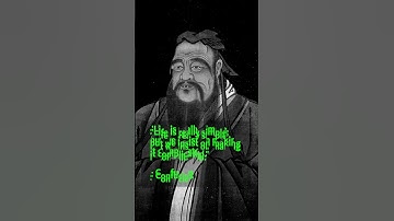 Thoughts Of The Greatest - Confucius