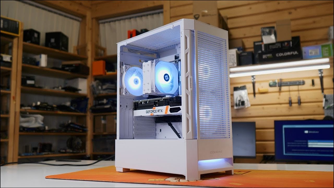 Белая сборка ПК! На 3070 ti за 103 тысячи рублей! - YouTube