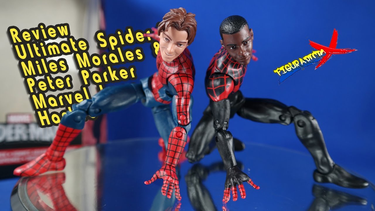 Review Ultimate Spider-Man Miles Morales & Peter Parker Marvel Legends  Serie Venom Revision Español - YouTube