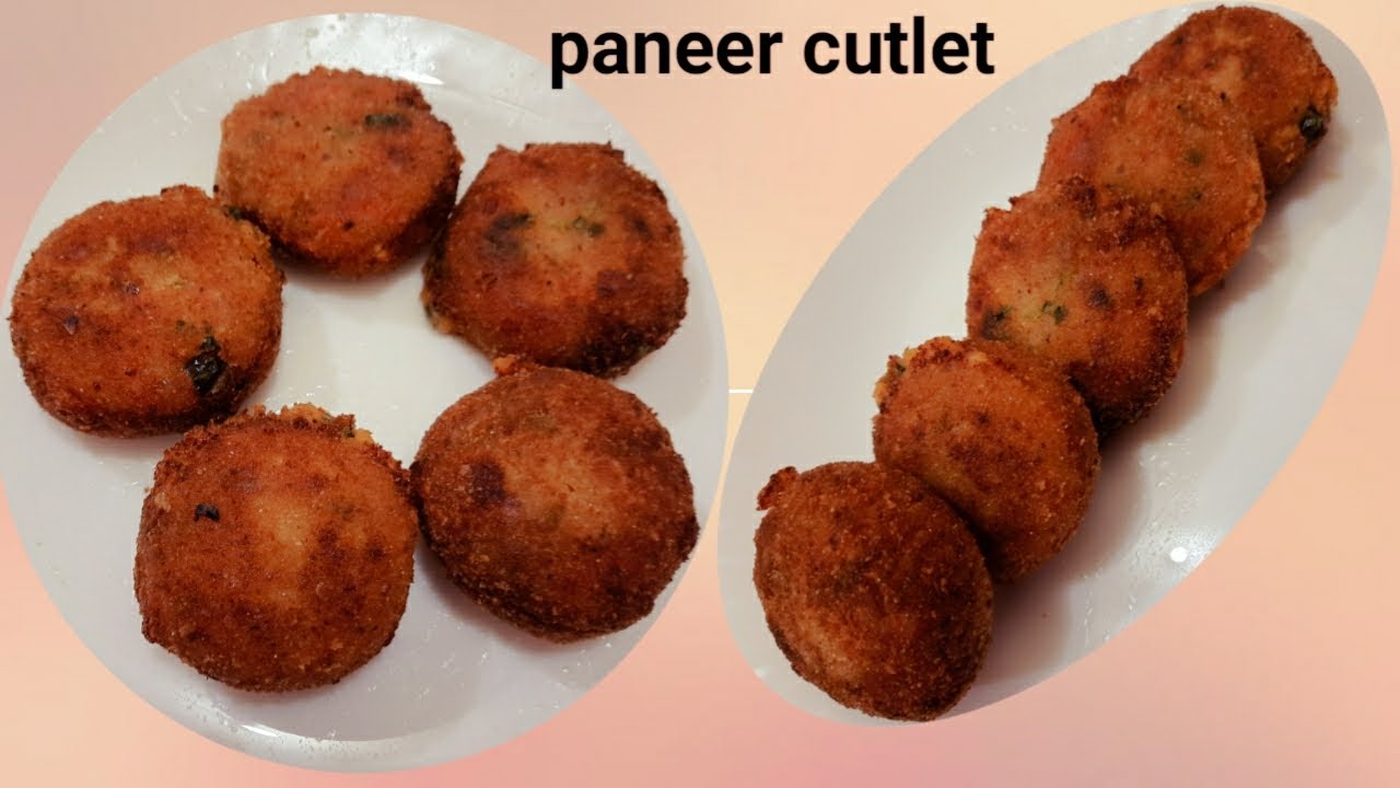 Paneer cutlet/Easy starter/Snack Recipe/paneer tikki/crispy veg cutlet