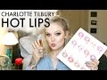 CHARLOTTE TILBURY HOT LIPS KIM K, NUDE KATE, VERY VICTORIA | REVIEW & TOM FORD COMPARISONS