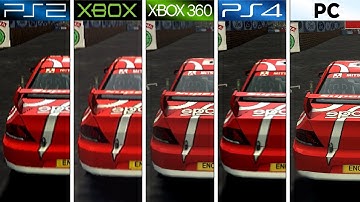 Colin McRae Rally 3 (2003) PS2 vs XBOX vs XBOX 360 vs PS4 vs PC (Graphics Comparison)