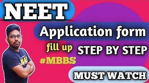 Step by Step NEET(UG) 2021 application form fill up |How to fill neet2021 application form| #neetug
