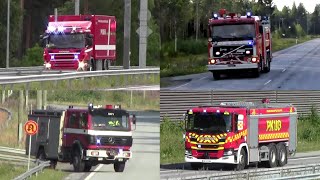 Hälytysajovideoita /Emergency vehicles responding Pt.1