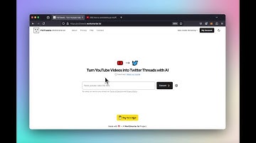 Turn YouTube Videos into Twitter Threads with AI (Yt2Tweets)