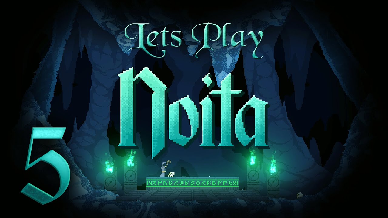 BAD SPIDERS! Not my fault this time. Let's Play Noita Ep 5