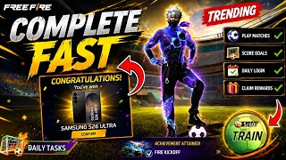 how to complete football event in free fire | how to get samsung S26 in free fire #viral #football 