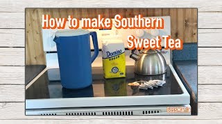 Celebrity How to make GOOD Ole homemade  southern sweet tea using a tea kettle Wealth