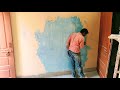 दीवार से पुराना पेंट कैसे निकाले।।Remove old paint from wall ..#ACID.. ।।पेंट निकाले acid से।।