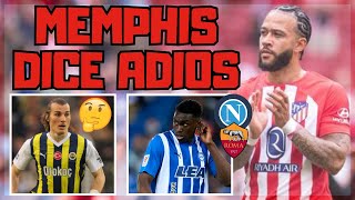 MEMPHIS SE VA LIBRE DEL ATLETI/ OTRO EQUIPO A POR SAMU/ SOYUNCU TENDRÁ QUE DECIDIR