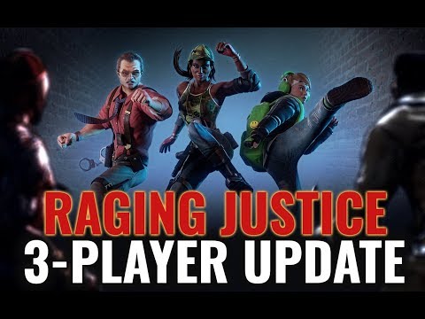 RAGING JUSTICE - 3-PLAYER MODE UPDATE (Nintendo Switch, PlayStation 4, Steam, Xbox One)