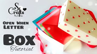 How to Make Letter Box ️| Tutorial | handmade gift making idea birthday anniversary gift |S Crafts