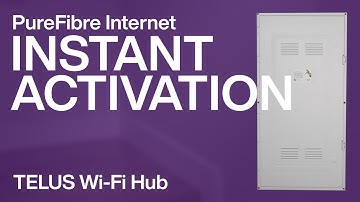 TELUS | Activating a pre-installed TELUS Wi-Fi Hub in a media panel