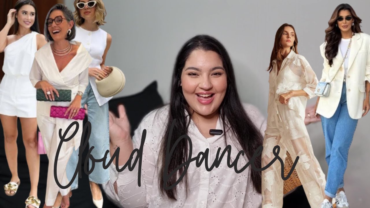 CLOUD DANCER - A COR DO ANO DE 2026 - 10 COMBINAÇÕES PARA VOCÊ SE INSPIRAR
