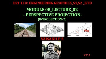 EST 110: ENGINEERING GRAPHICS_MODULE 5_PERSPECTIVE PROJECTION_LECTURE 2- INTRODUCTION 2