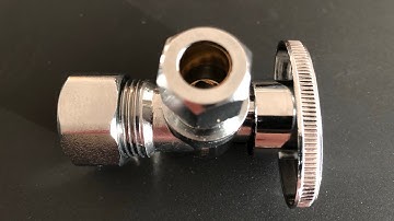 BrassCraft Compression 1/4 Turn Angle Stop